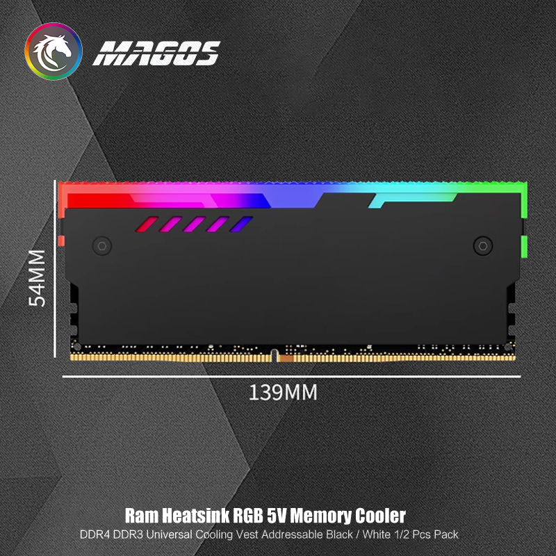 RAM Shell Radiator RGB DDR4 DD - Ddr3 Ram review and price