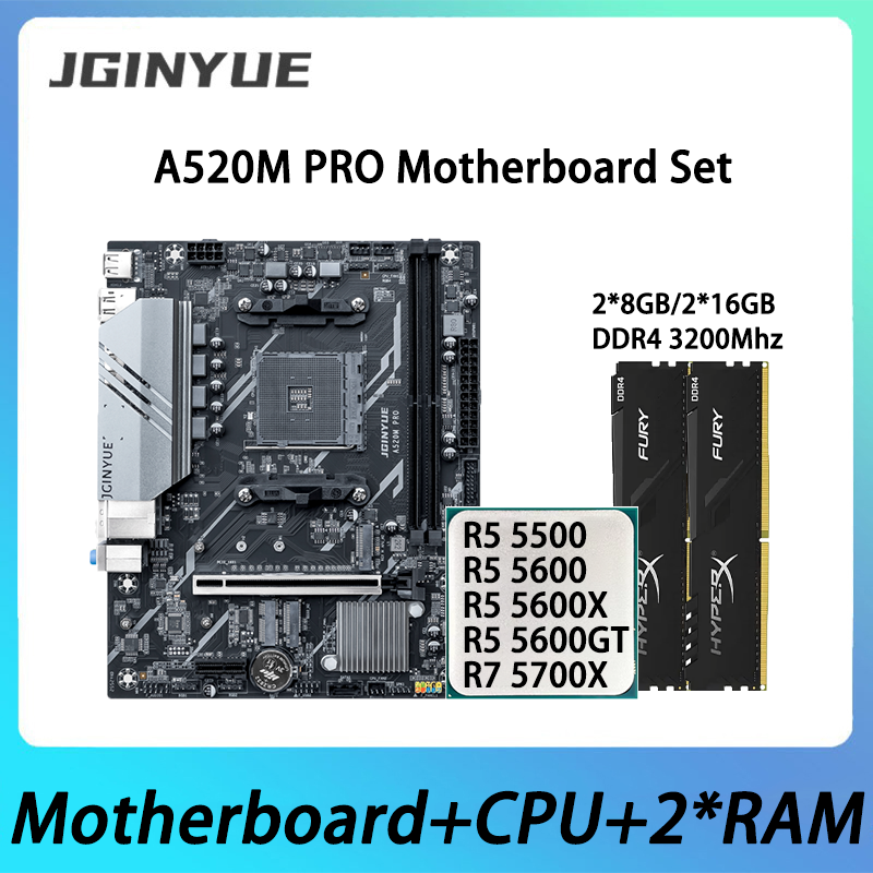 JGINYUE A520M PRO Motherboard  - Ddr4 3200Mhz review and price