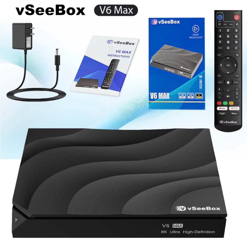 vSeeBox V6 Max | 64GB 8K HD |  - Ddr3 8Gb review and price